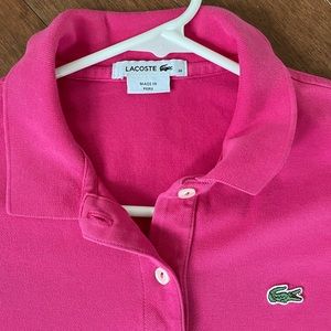 Lacoste Polo - Hot Pink - Ladies 38